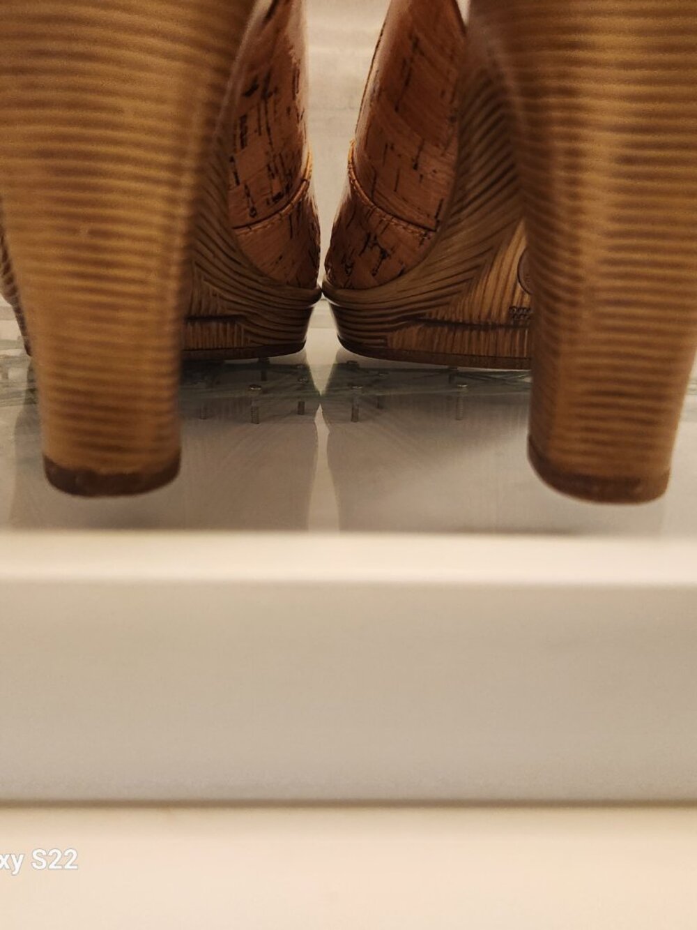 Sofft "Portia" Natural Cork Heeled Sandals. NIB. Size 8 - Picture 6 of 10
